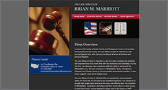 Desktop Screenshot of marriottlawoffices.com